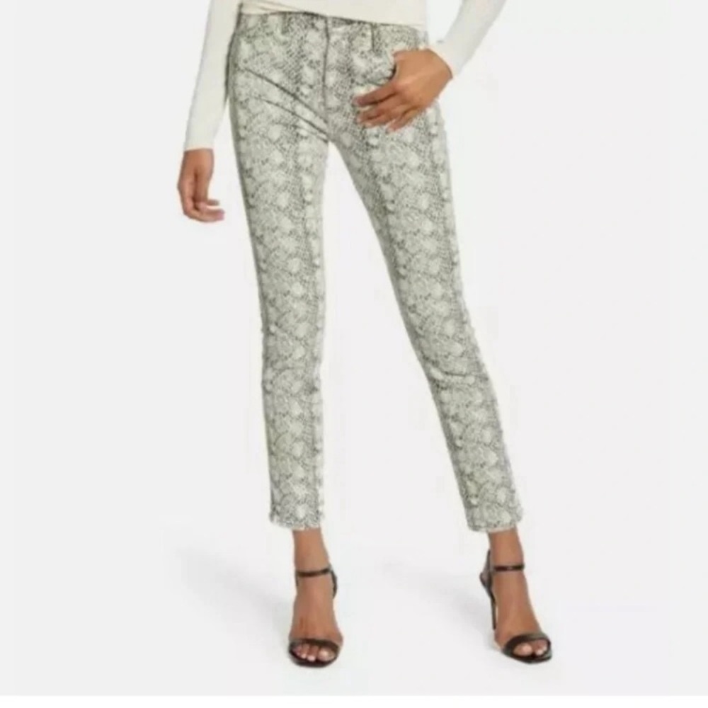 Women's AG Adriano Goldschmied Snake Print Jeans The Mari NEW